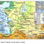 Figure 1- Map of Caspian Sea and Anzali wetland