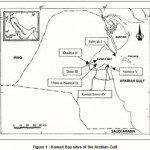Figure 1 : Kuwait Bay sites of the Arabian Gulf