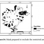 Figure14: Mask prepared to exclude the restricted areas