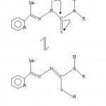 Figure-2: 2-Acetylpyridine thiosemicarbazone tautomerism.