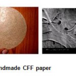 Figure 1: Handmade CFF paper.