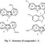 Figure 1: Structure of compounds 1 -3.
