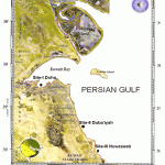 Figure 1: Sampling sites of Kuwait intertidal zone.