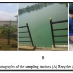 Figure 3: Showing the photographs of the sampling station (A) Recycler (B) Boat Camp (c) Plant