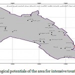 Figure 3: Ecological potentials of the area for intensive tourism activities