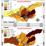 Figure 9: GIS layers of watershed 37 to show varied runoff coefficient within sub basins.