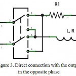 Figure 3: Direct connection with the output in the opposite phase.
