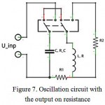 Figure 7: Oscillation circuit with the output on resistance