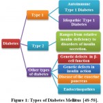 Figure 1: Types of Diabetes Mellitus [48-58].