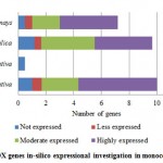 Figure 5(a): POX genes in-silico expressional investigation in monocot plant species