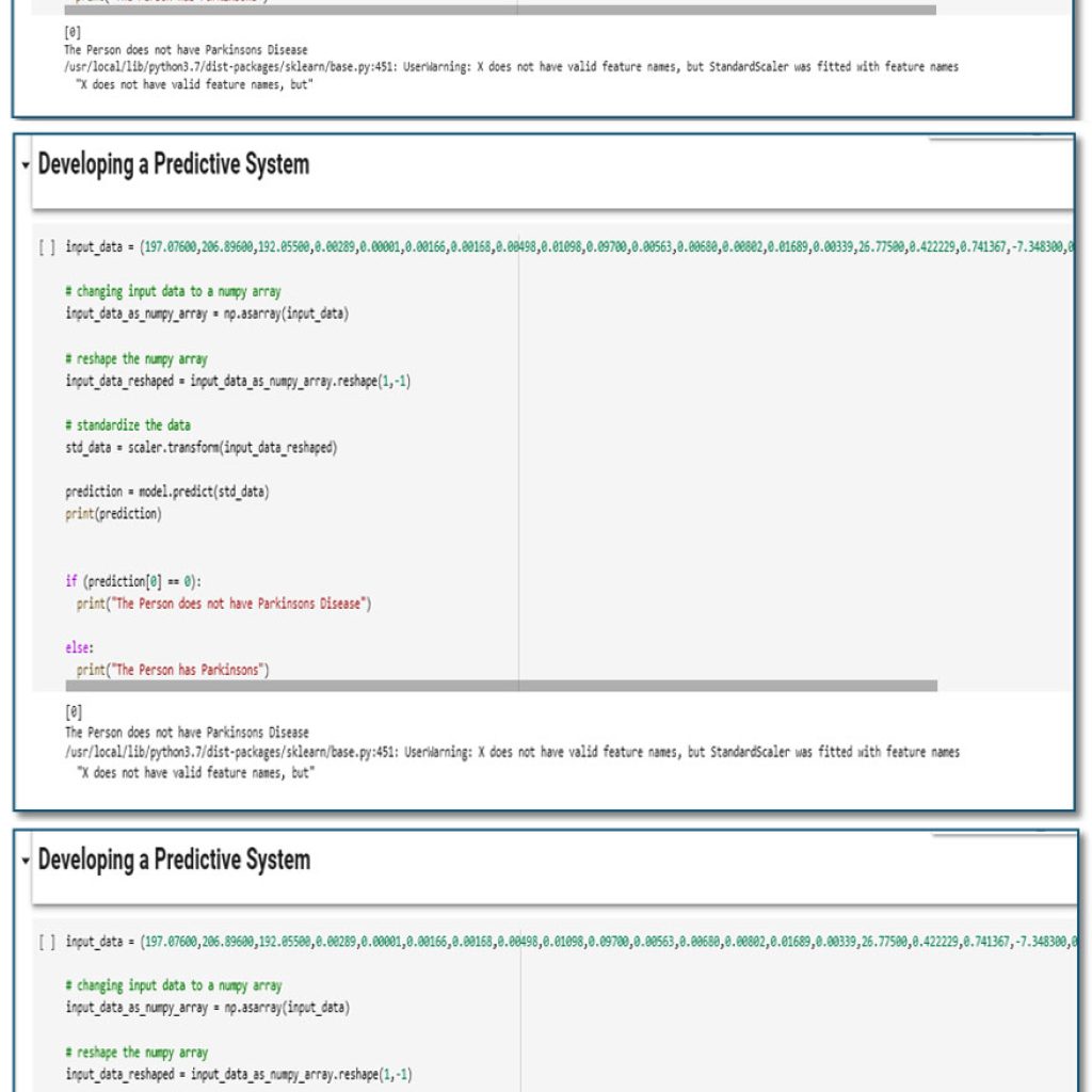 Exploring Machine Learning Methods for Developing a Predictive System ...